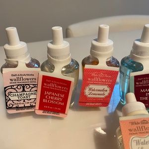 4 Bath & Body Wall Flowers refills- Full size- Never used